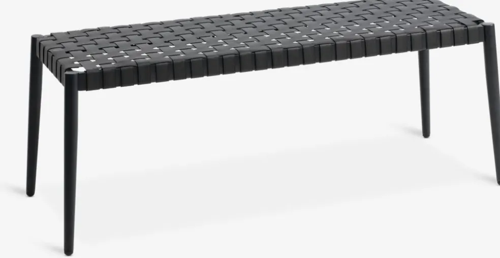 Ławka ogrodowa EDDERUP S110xG40 czarny