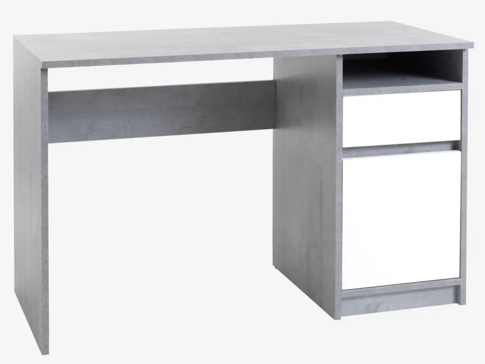 Biurko BILLUND 54x120 biały/szary
