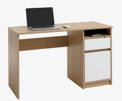 Biurko BILLUND 54x120 kolor dębu/biały