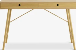 Biurko LINDVED 48x120 2 szuflady kolor dębu