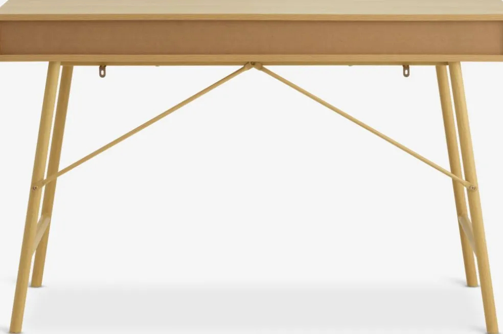 Biurko LINDVED 48x120 2 szuflady kolor dębu
