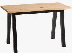 Biurko SKOVLUNDE 60x120 dąb/czarny