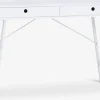 Biurko STENVAD 48x120 2 szuflady biały