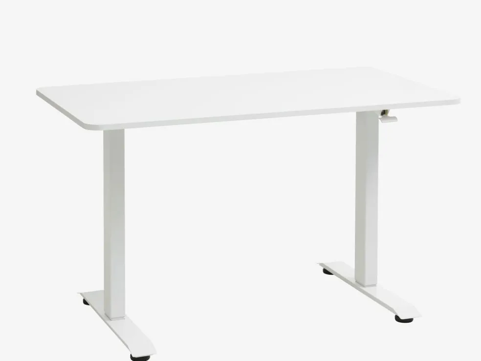 Biurko z regulacją wysokości ASSENTOFT 70x130 biały
