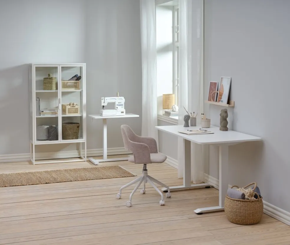 Biurko z regulacją wysokości ASSENTOFT 70x130 biały
