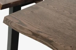 Blat dodatkowy SKOVLUNDE 90x46 ciemny dąb