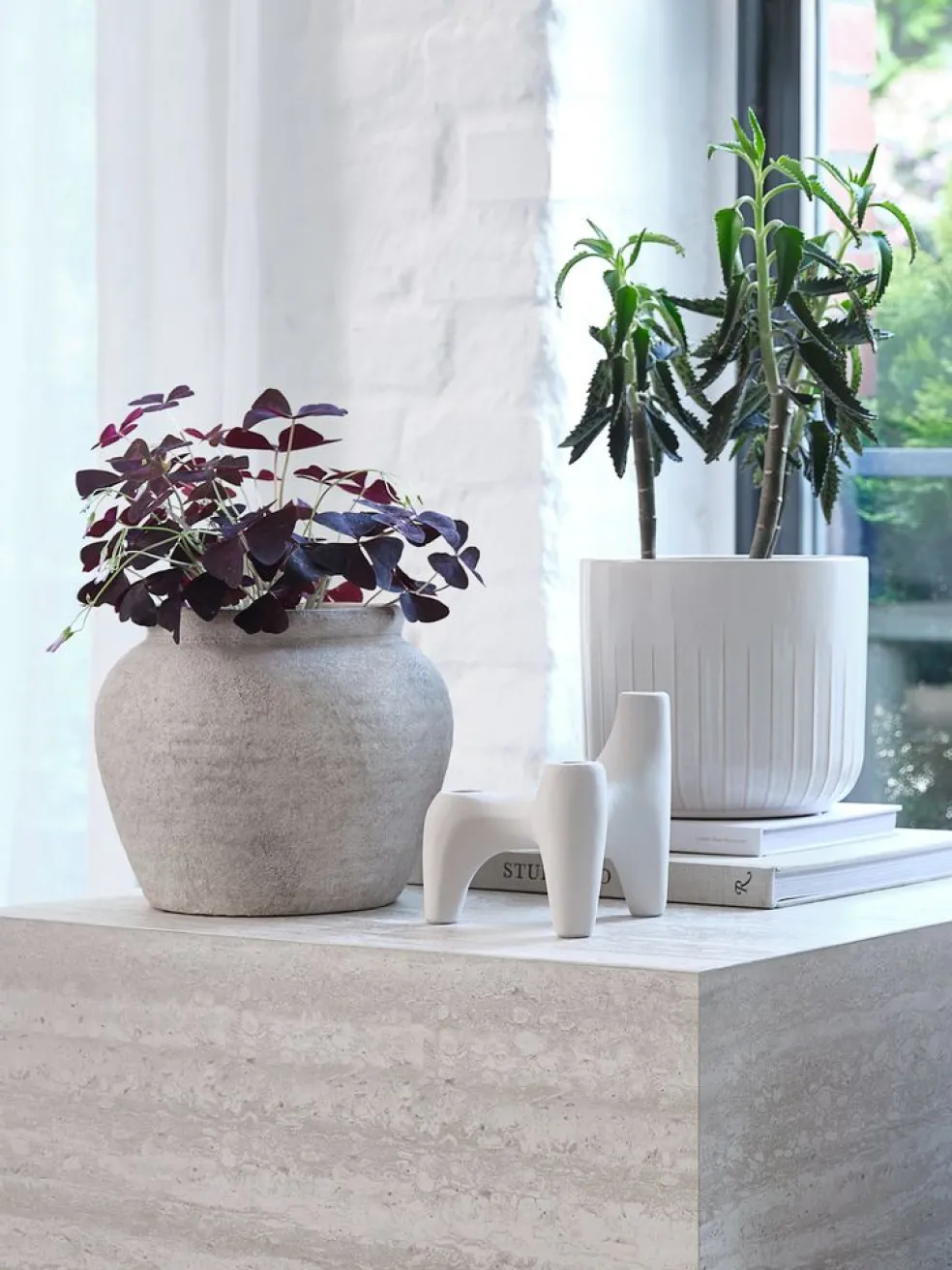 Doniczka KNUDSEN Ś20xW18cm biały