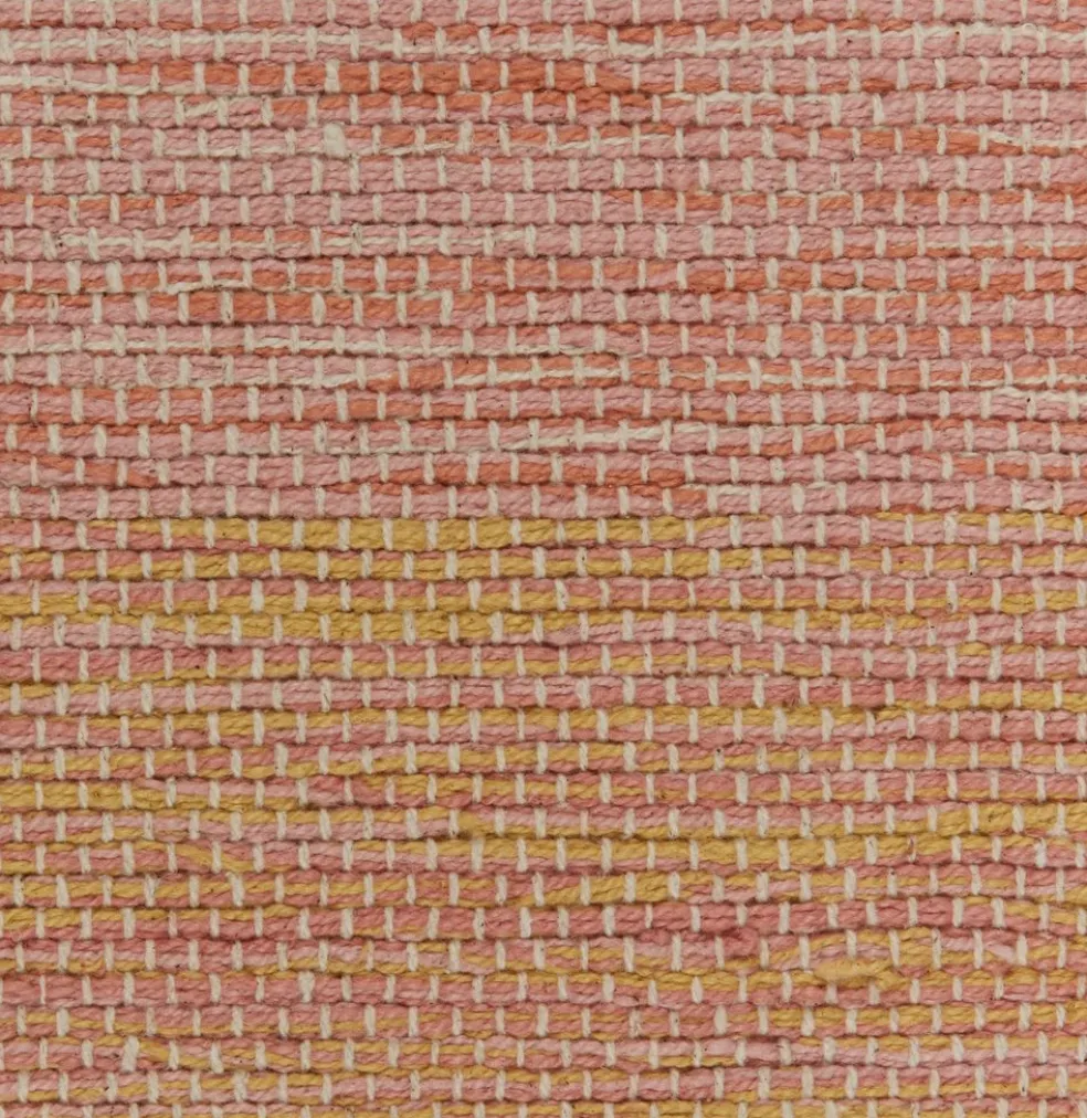 Dywan KUBJELLE 65x160 różowy/żółty
