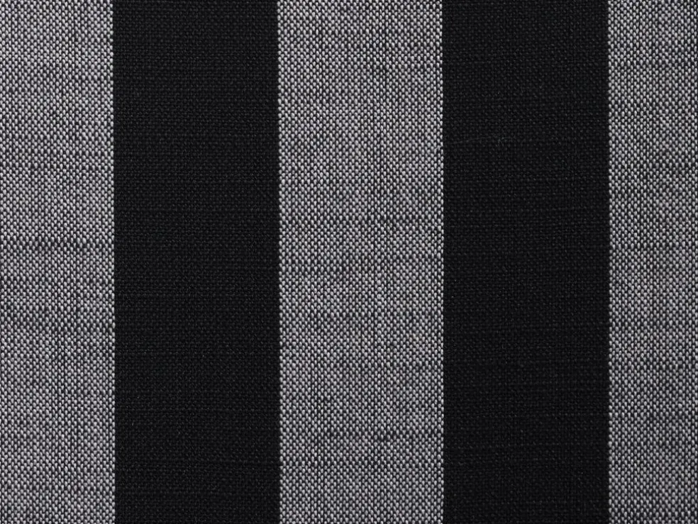 Fotel SIMESTED paski czarny/beżowy