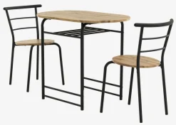 GADSTRUP D92 + 2 GADSTRUP czarny/dąb