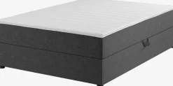 Łóżko kontynentalne 140x200 PLUS C40 ze schowkiem szary-40
