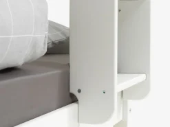 Łóżko piętrowe VESTERVIG 2x90x200 z drabinką biały