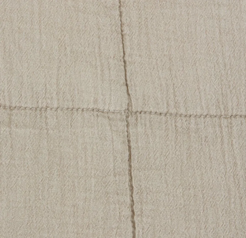 Koc pikowany VALMUE 130x180 beżowy