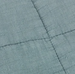 Koc pikowany VALMUE 130x180 niebieski