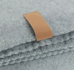 Koc z polaru DAGLILJE 130x170 jasnoszary