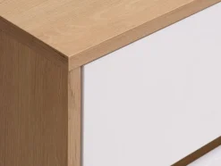 Komoda BILLUND 3+3 biały/dąb