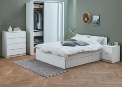 Komoda LIMFJORDEN 4 szuflady biały