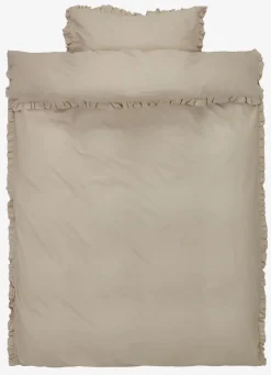 Komplet pościeli ELMA zmiękczona bawełna 140x200 piaskowy