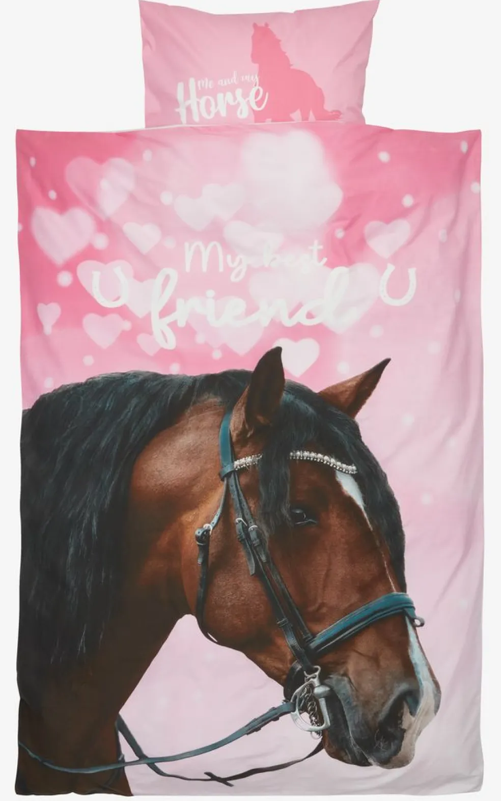 Komplet pościeli HILDUR 140x200 różowy
