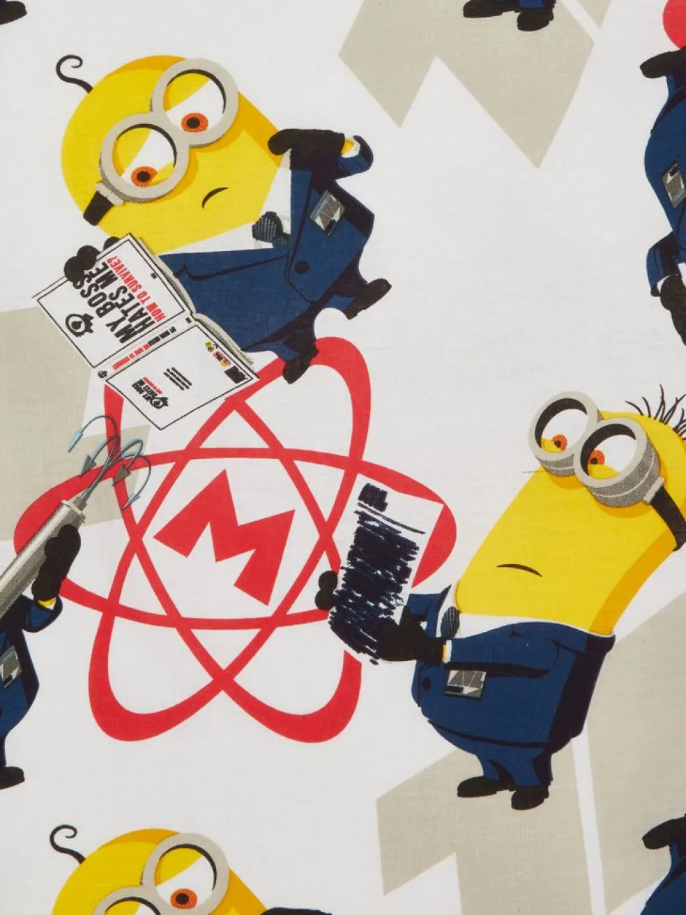Komplet pościeli MINIONS 140x200 biały