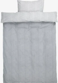 Komplet pościeli z kory LOLA 140x200 szary /biały