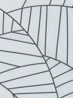 Komplet pościeli z perkalu PAULA 140x200 biały/szary