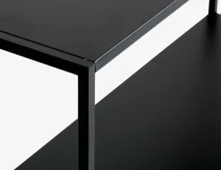 Konsola VIRUM 26x80 z półką czarny