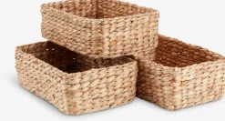 Kosz AMUND S20xD30xW10cm naturalny