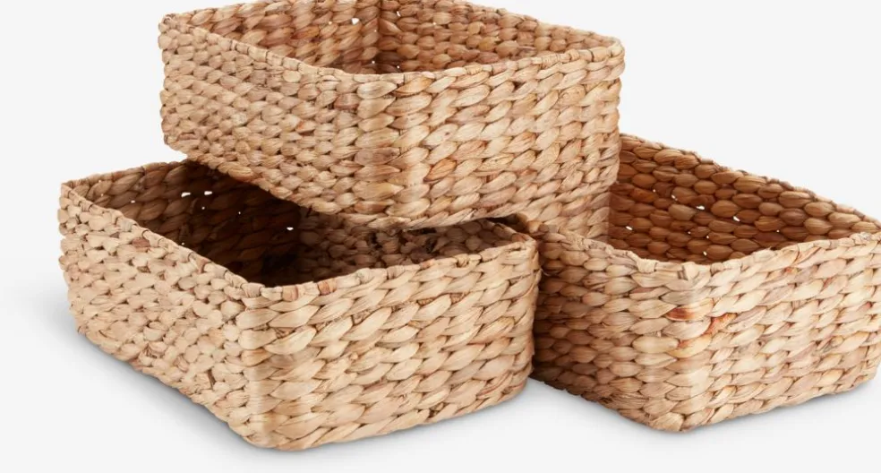 Kosz AMUND S20xD30xW10cm naturalny