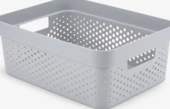 Kosz INFINITY 11L plastik szary
