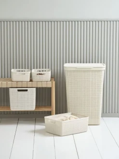 Kosz JUTE 5L plastik naturalna biel