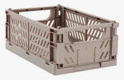 Kosz MILAS S16xD25xW10cm składany szary