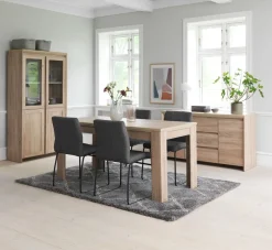 Kredens HASLUND 2 drzwi 3 szuflady dąb