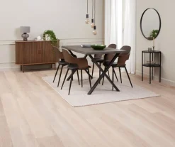 Kredens LYNGVIG 120 cm 2 drzwi roletowe ciemny dąb