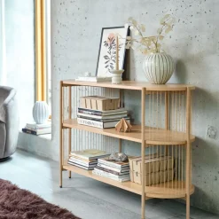Kredens SNESLEV 2 shelves kolor dębu