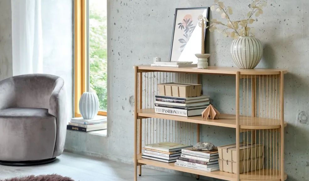 Kredens SNESLEV 2 shelves kolor dębu