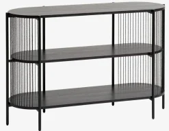 Kredens SNESLEV 2 shelves czarny