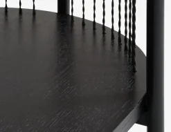 Kredens SNESLEV 2 shelves czarny