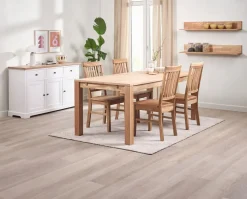 Kredens VISLINGE 3 drzwi 3 szuflady naturalny/biały