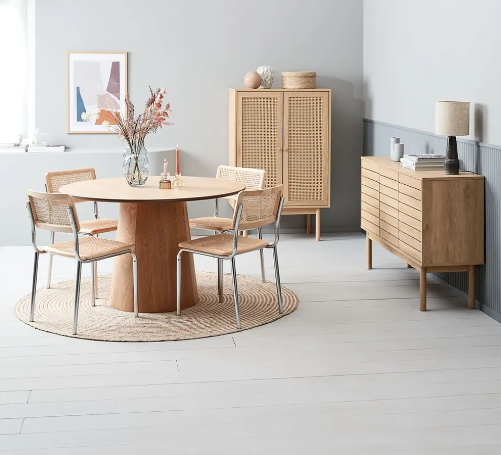 Krzesło HASSING rattan/chrom