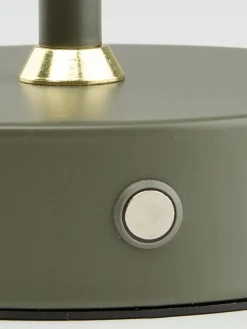 Lampa na baterie KENT Ś16xW25cm zielony sterowana dotykiem