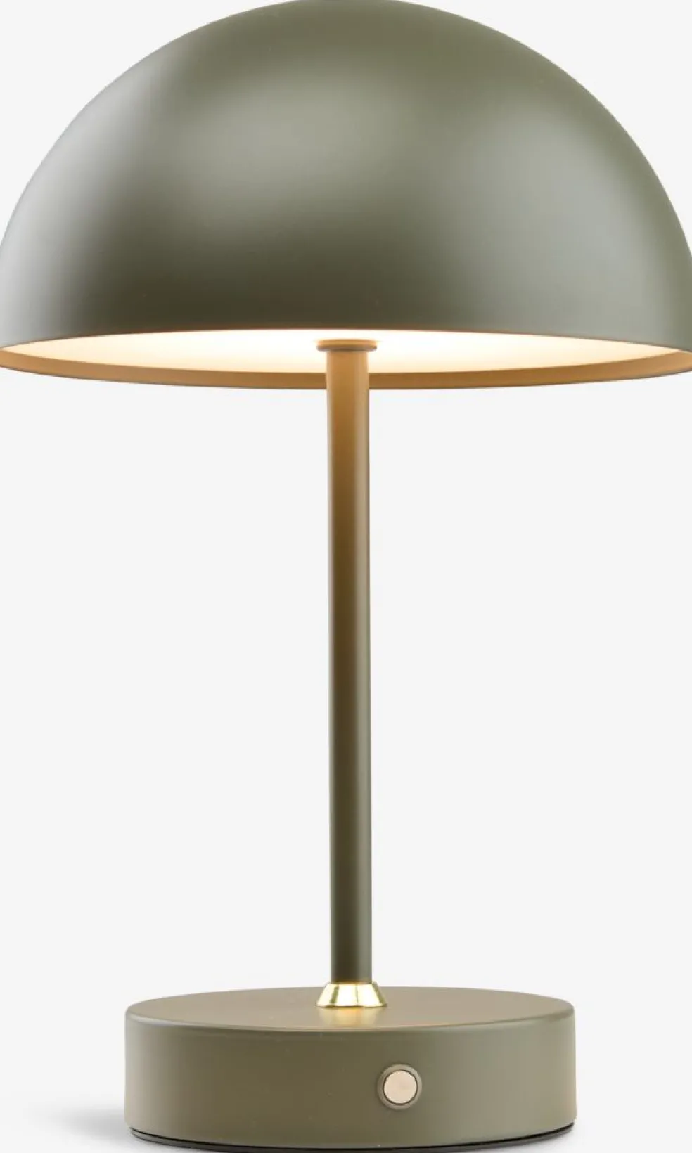 Lampa na baterie KENT Ś16xW25cm zielony sterowana dotykiem