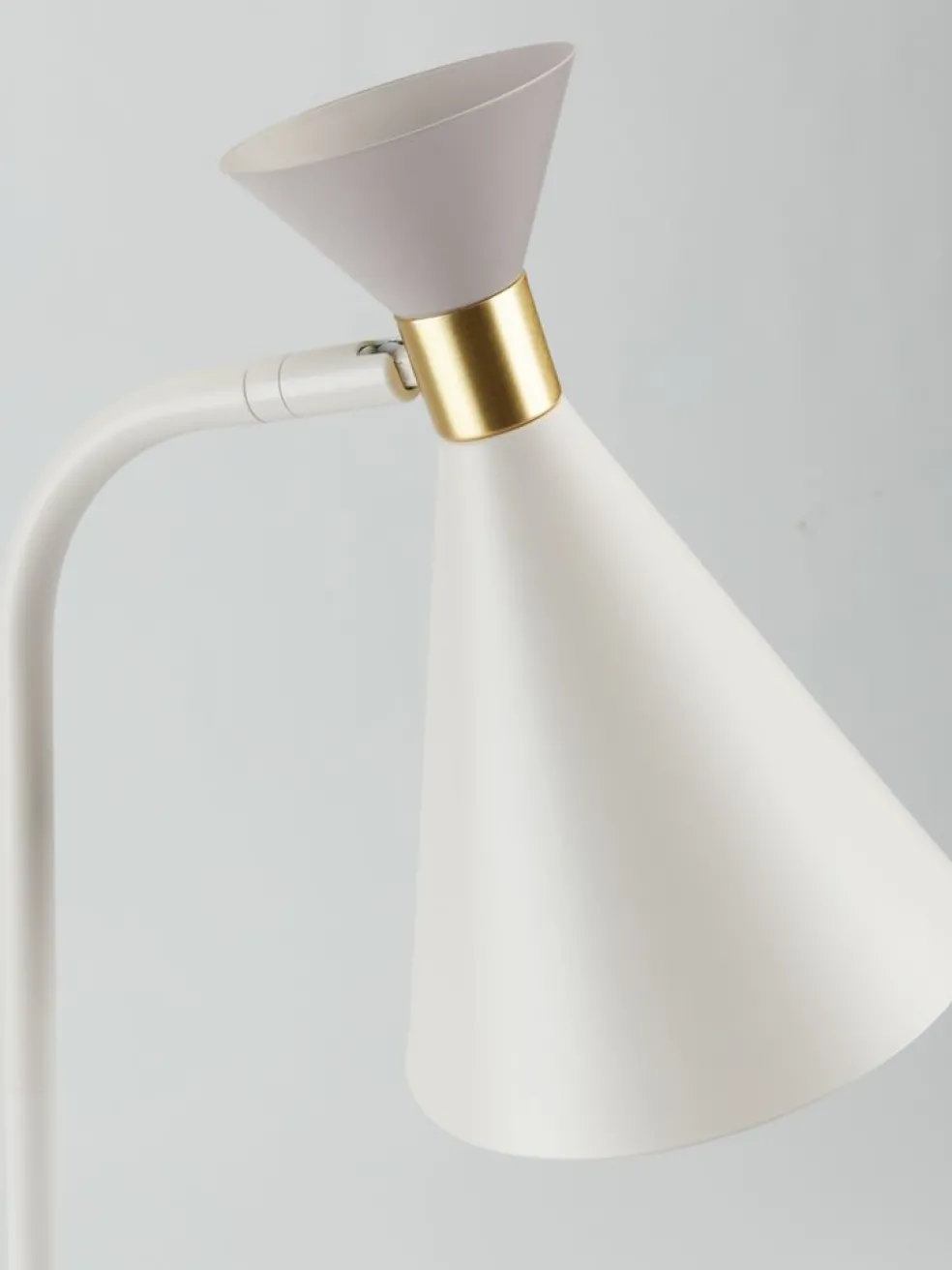 Lampa podłogowa JONATHAN Ś22xW138cm beżowy/szary