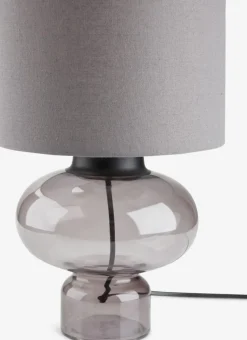 Lampa stołowa EDMUND Ś25xW35cm szary