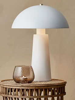 Lampa stołowa MARKUS Ś25xW35cm szary