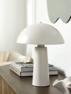 Lampa stołowa MARKUS Ś25xW35cm szary