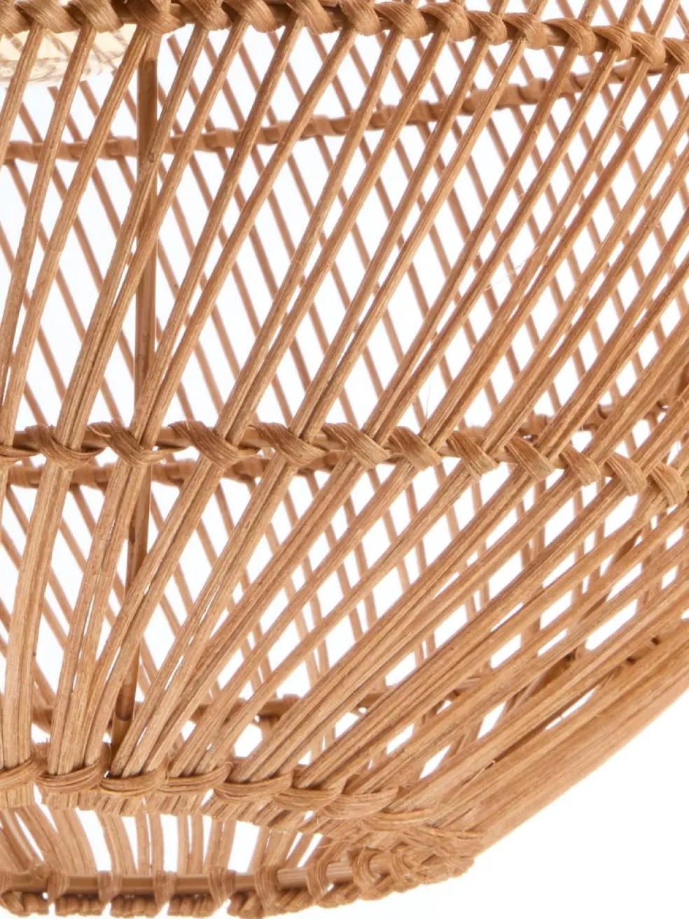 Lampa wisząca HAAKON Ś35cm rattan