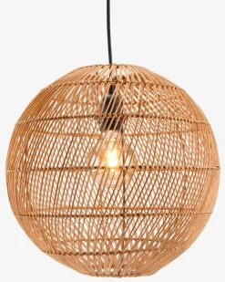 Lampa wisząca HAAKON Ś35cm rattan
