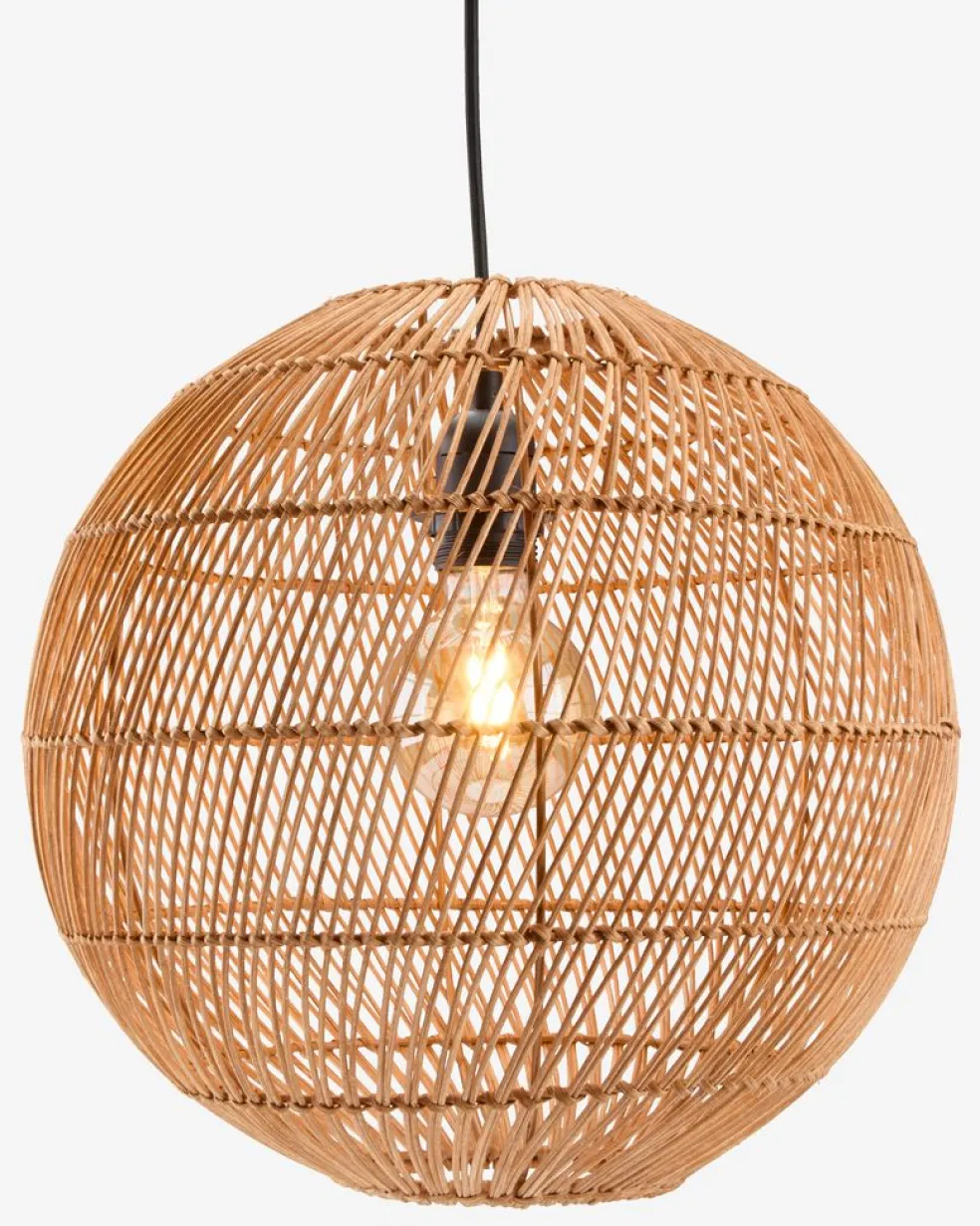 Lampa wisząca HAAKON Ś35cm rattan