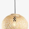 Lampa wisząca SIGVARD Ś35xW26cm bambus